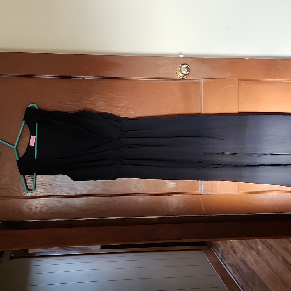 Long black dressy jumpsuit